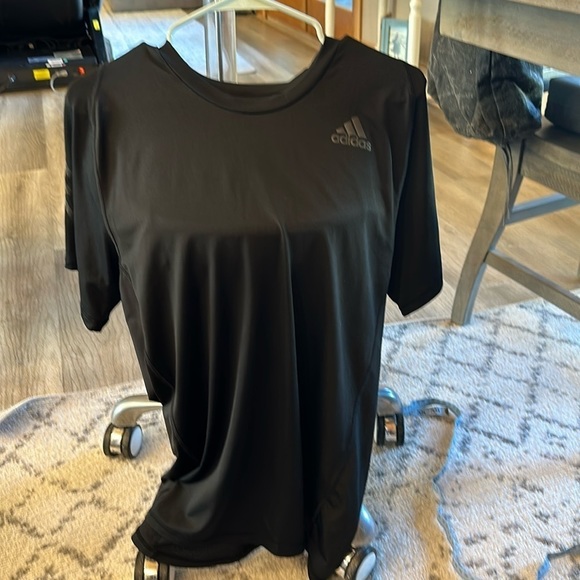 Adidas alphaskin aero ready color black size large - Picture 1 of 5